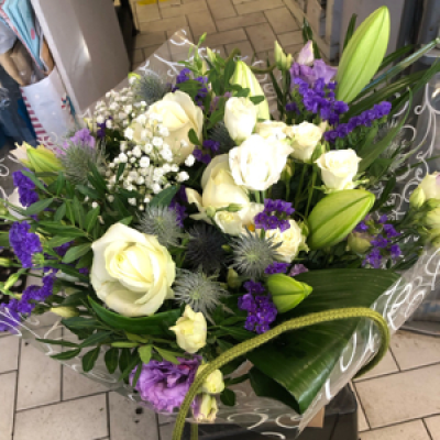 Ocean blues - Luxury bouquet using the finest blooms